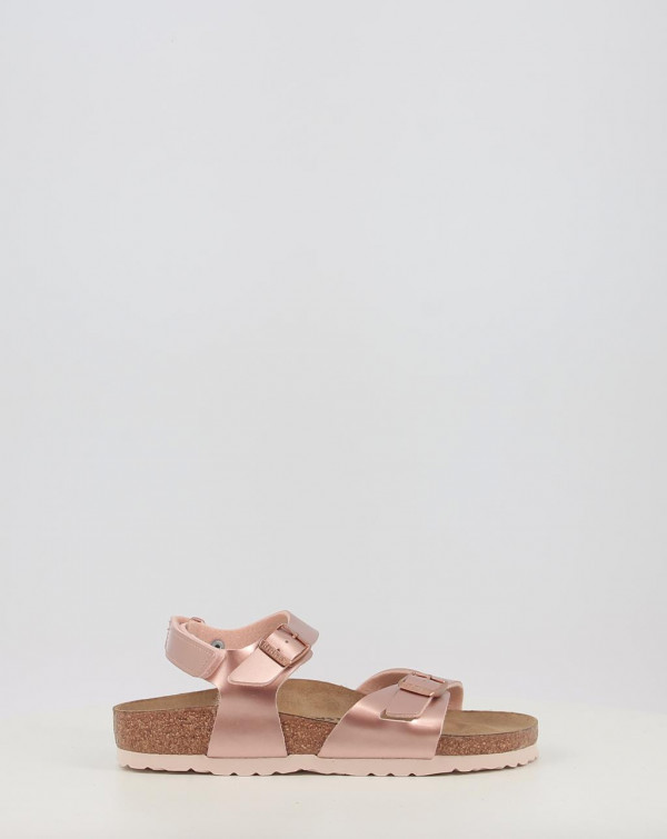 Sandálias Birkenstock RIO AS KIDS BF Rosa