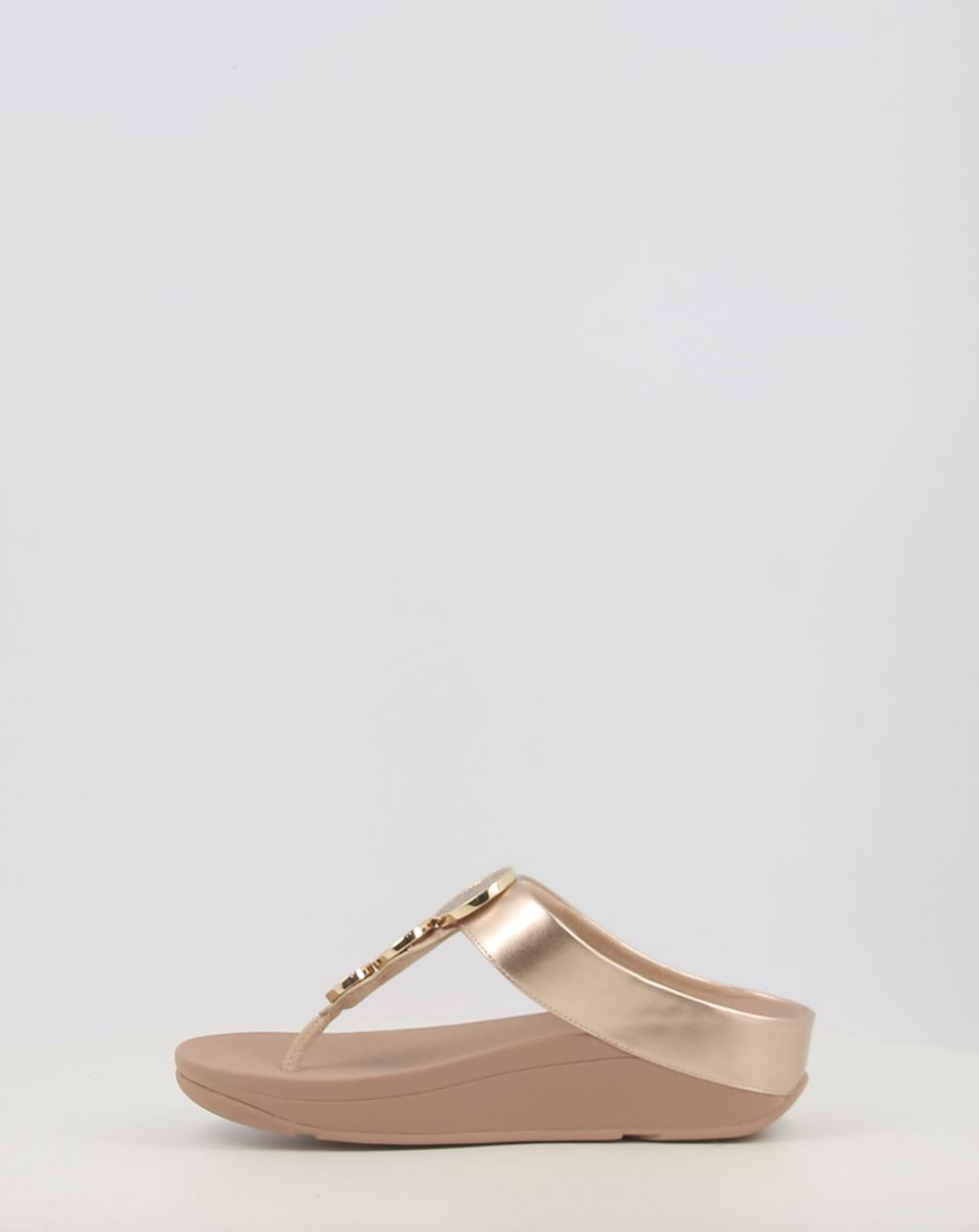 HALO BEAD CIRCLE METALLIC TOE POST SANDALS