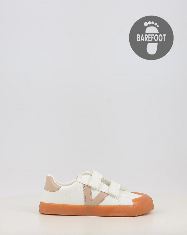 Sapatilhas Victoria OLIVER BAREFOOT  EFECTO PIEL 1356102 Branco