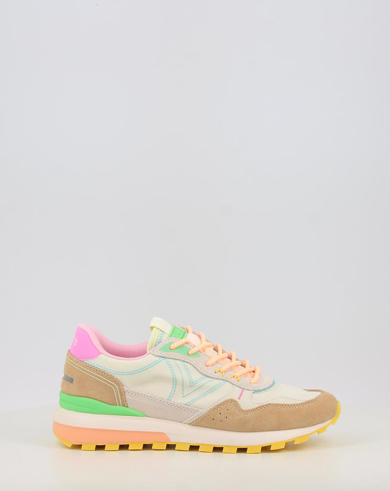 Sapatilhas VICTORIA LUNA NYLON & SERRAJE MULTICOLOR 1156114 bege