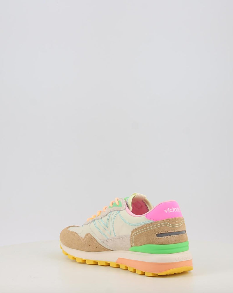 Sapatilhas VICTORIA LUNA NYLON & SERRAJE MULTICOLOR 1156114 bege
