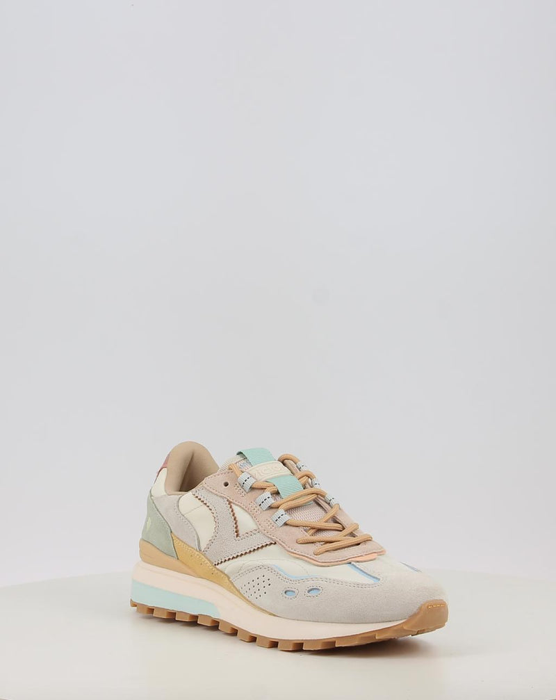 Sapatilhas VICTORIA LUNA NYLON & SERRAJE 1156116 bege
