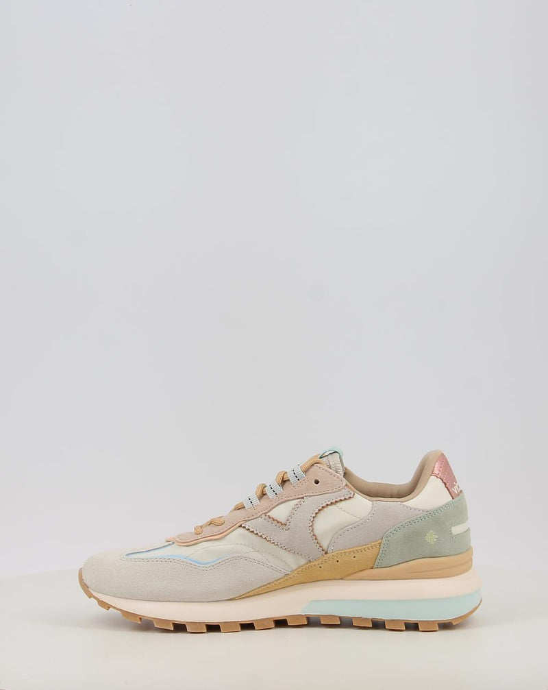 Sapatilhas VICTORIA LUNA NYLON & SERRAJE 1156116 bege