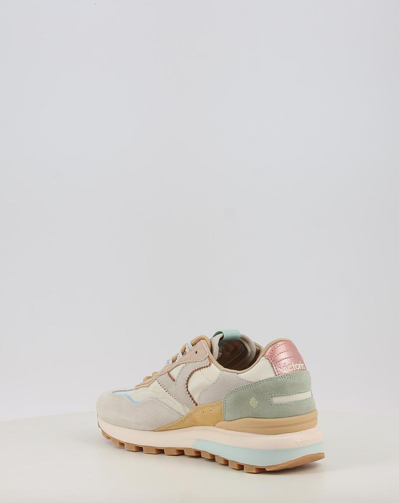 Sapatilhas VICTORIA LUNA NYLON & SERRAJE 1156116 bege
