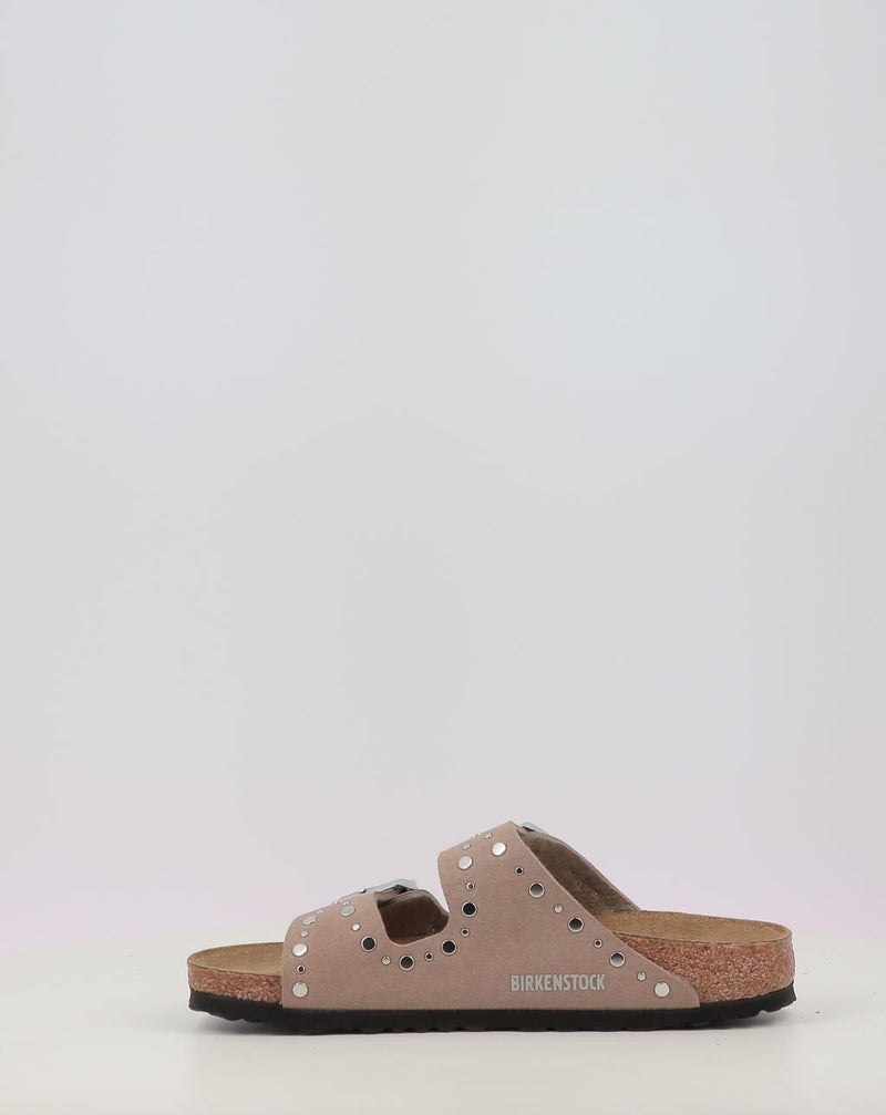 Sandálias BIRKENSTOCK ARIZONA RIVETS KIDS SYN taupe