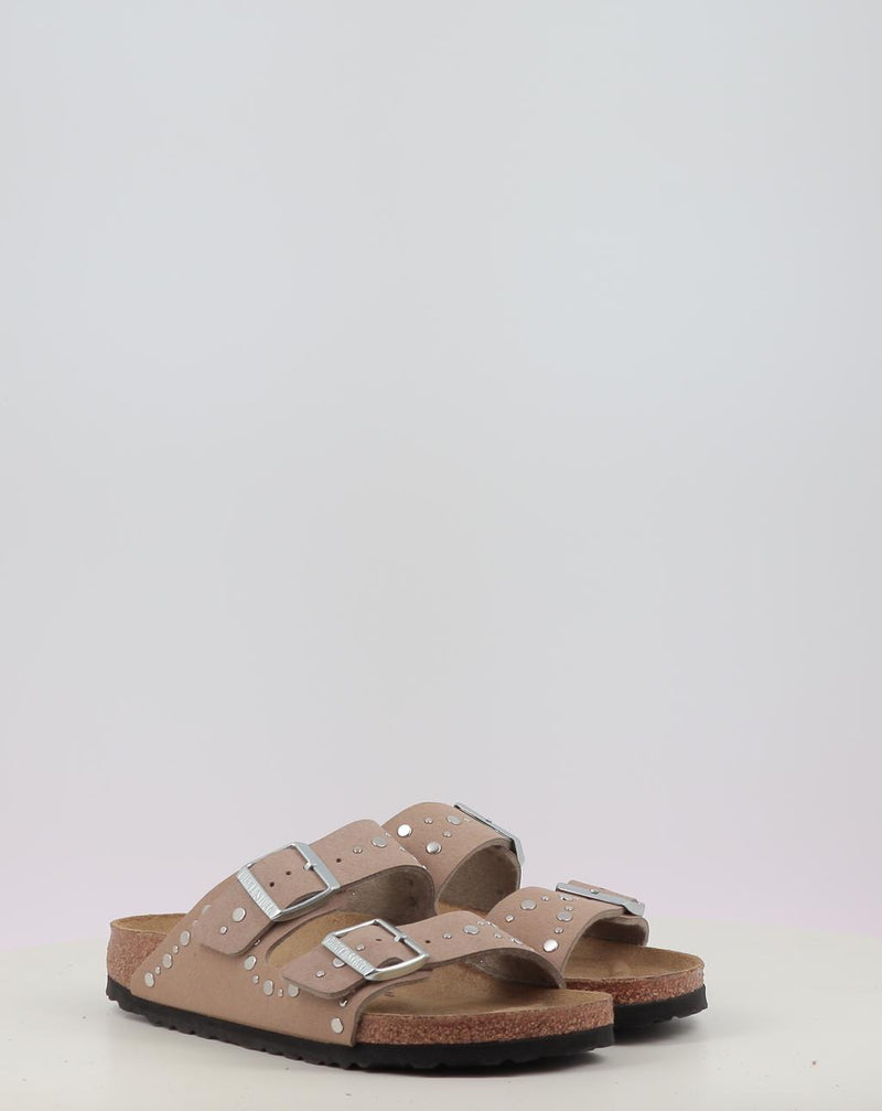 Sandálias BIRKENSTOCK ARIZONA RIVETS KIDS SYN taupe