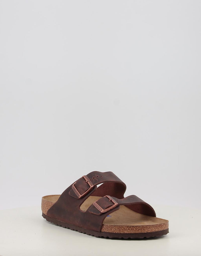 Sandálias BIRKENSTOCK ARIZONA SFB LEOI castanho