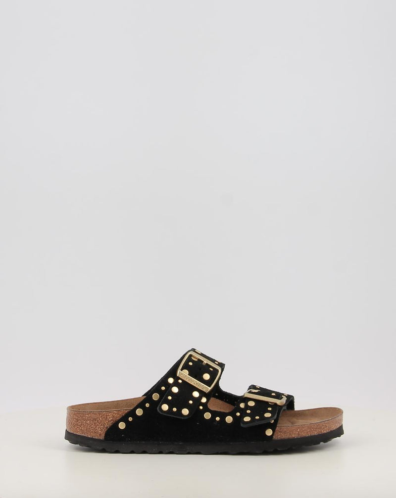 Sandálias BIRKENSTOCK ARIZONA RIVET LEVE preto