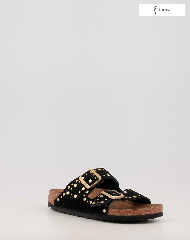 Sandálias BIRKENSTOCK ARIZONA RIVET LEVE preto