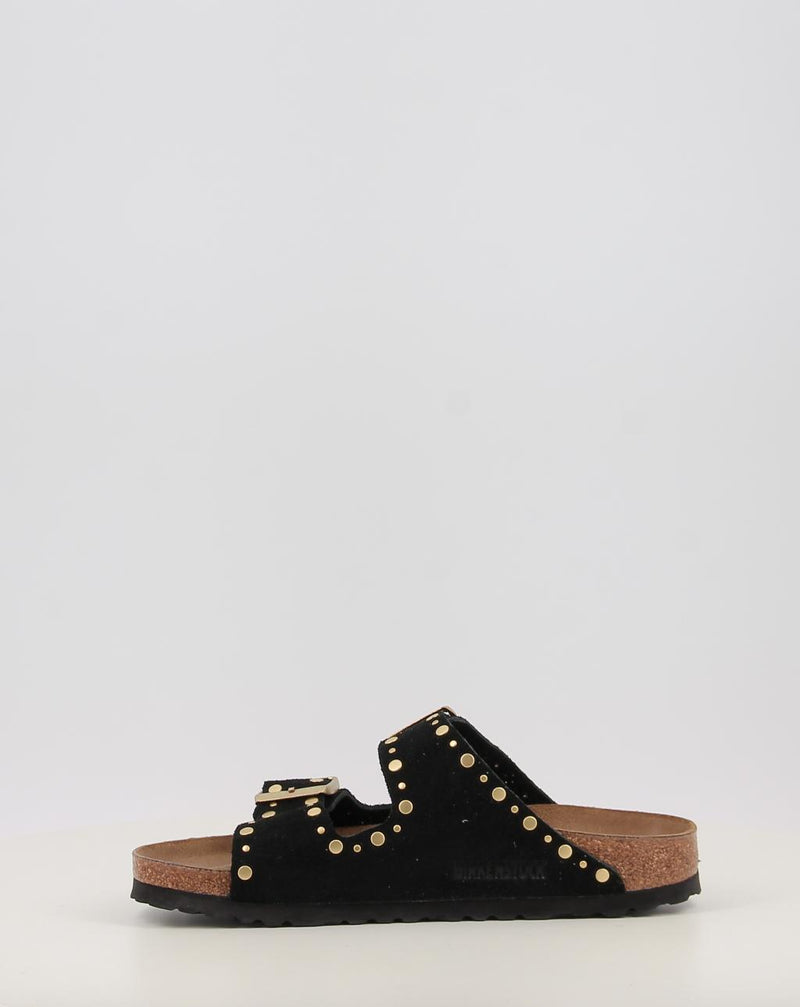 Sandálias BIRKENSTOCK ARIZONA RIVET LEVE preto