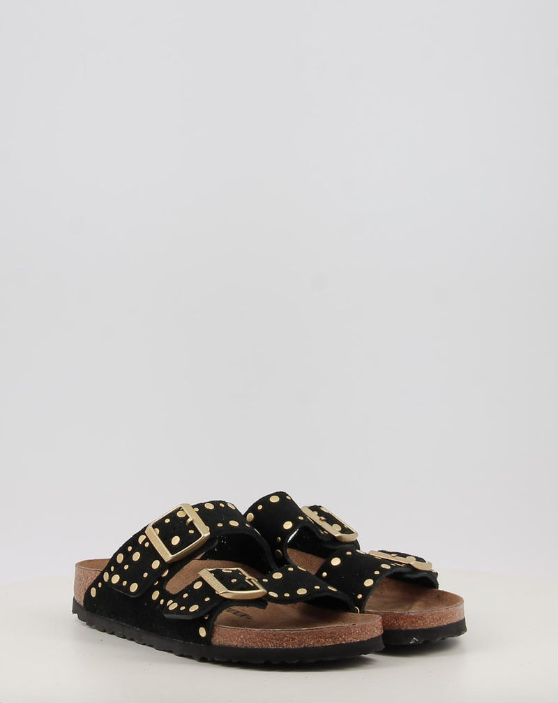 Sandálias BIRKENSTOCK ARIZONA RIVET LEVE preto
