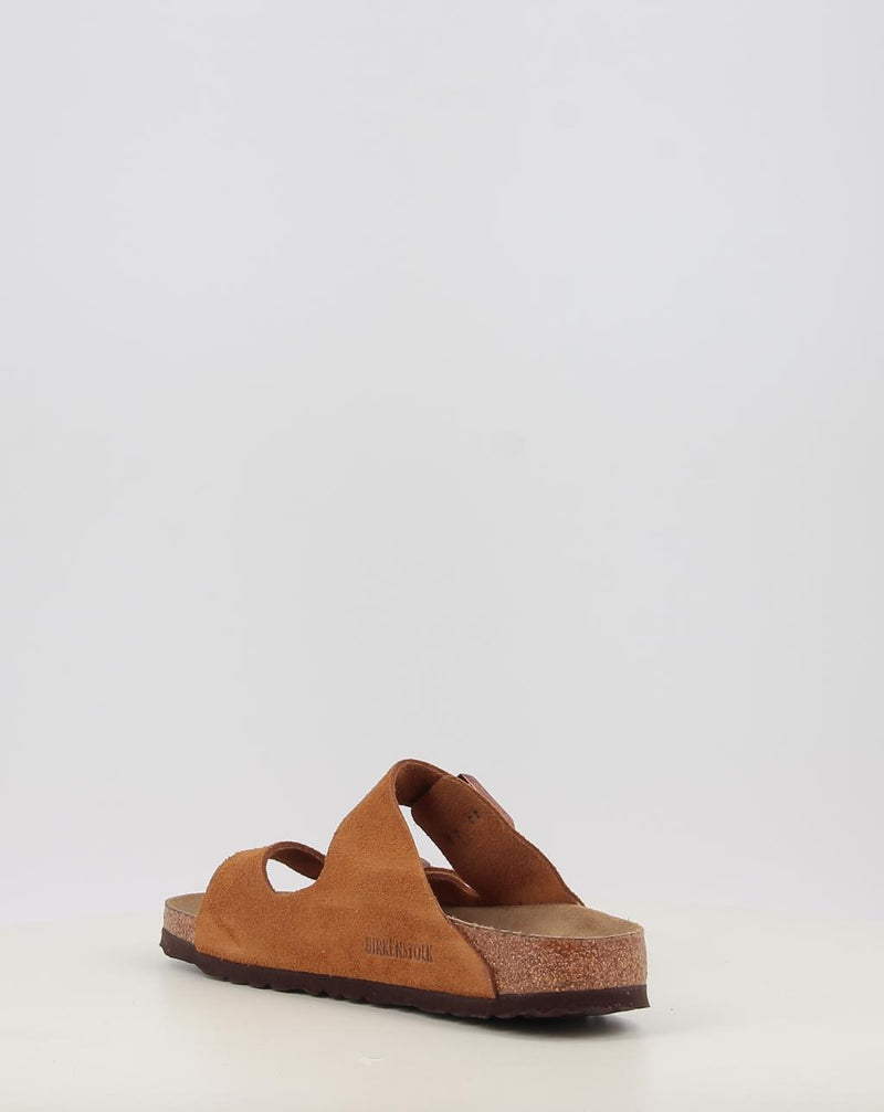 Sandálias BIRKENSTOCK Arizona SFB LEVE Mink couro
