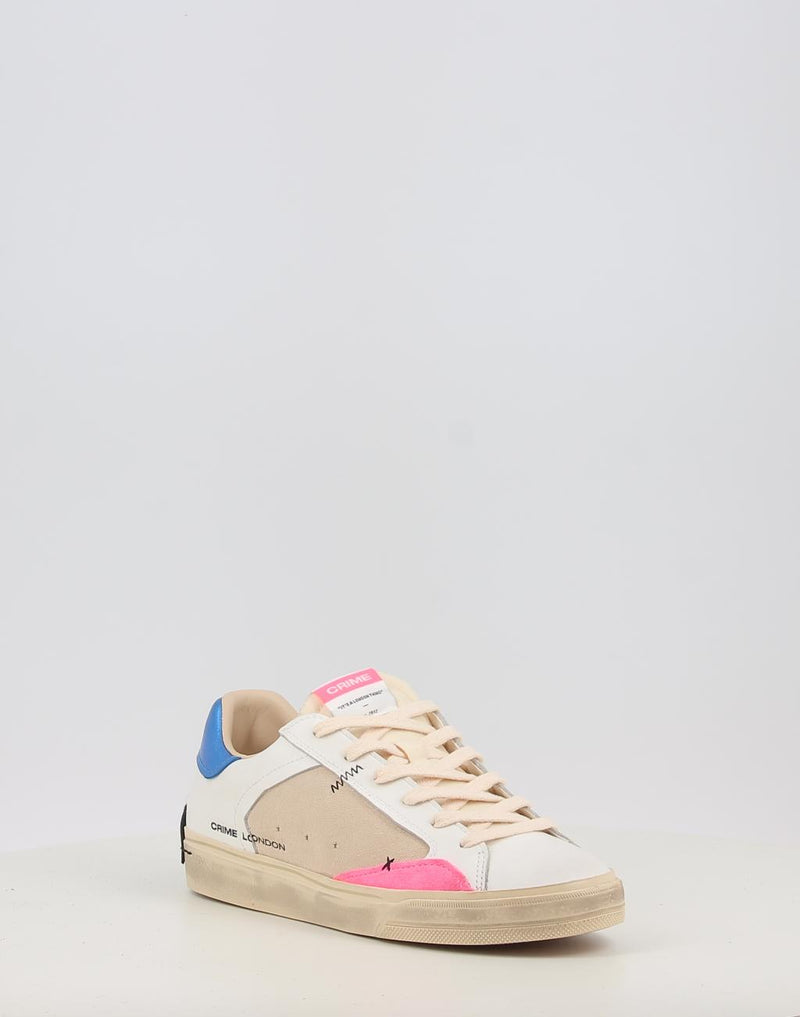 Sapatilhas CRIME LONDON DISTRESSED bege