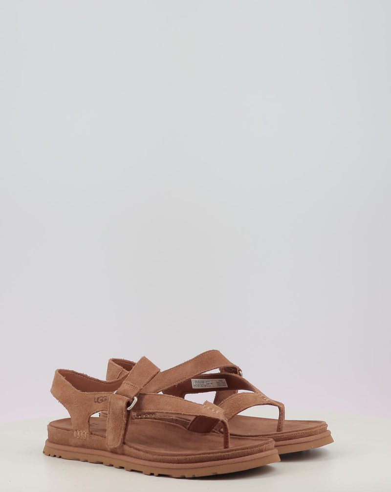 Sandálias UGG GOLDENGAZE TOE POST chestnut