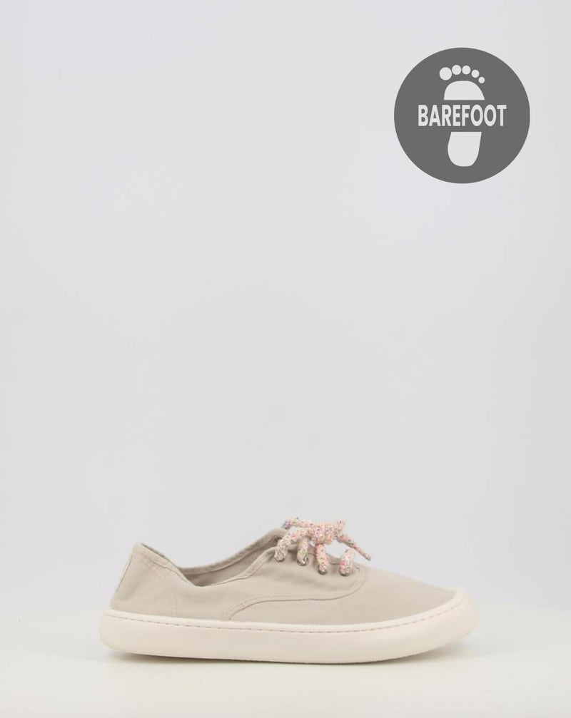 Zapatillas VICTORIA OLMO BAREFOOT LONA TINTADA DREC beig