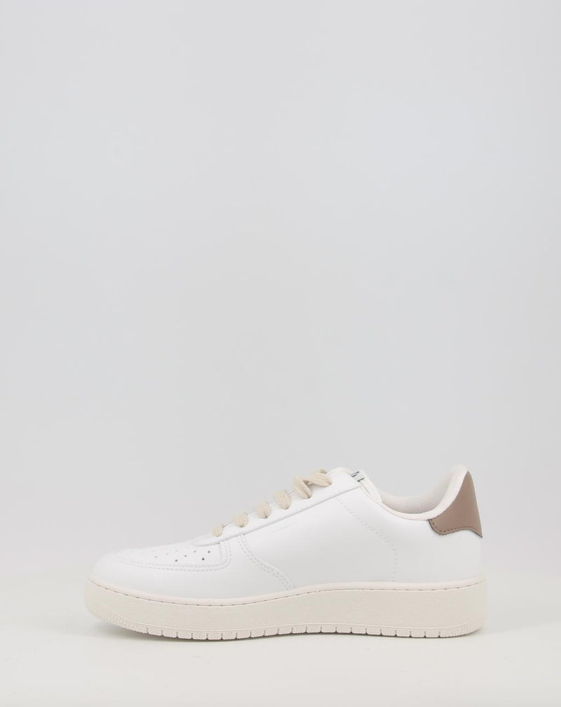 Zapatillas VICTORIA MADRID EFECTO PIEL 1258201-82 blanco