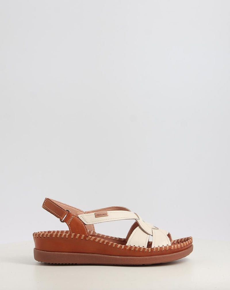 Sandálias PIKOLINOS CADAQUES W8K-1839C2 creme