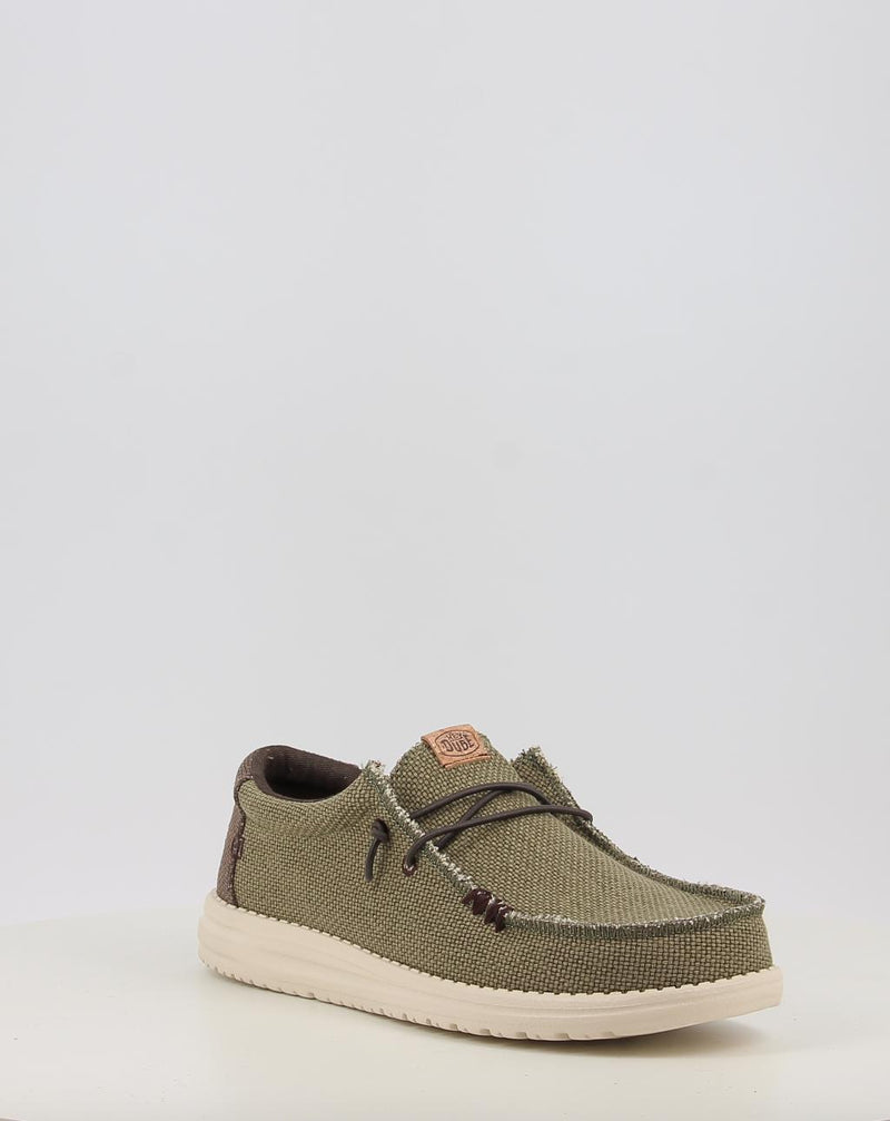 Sapatos náuticos HEY DUDE WALLY BRAIDED verde