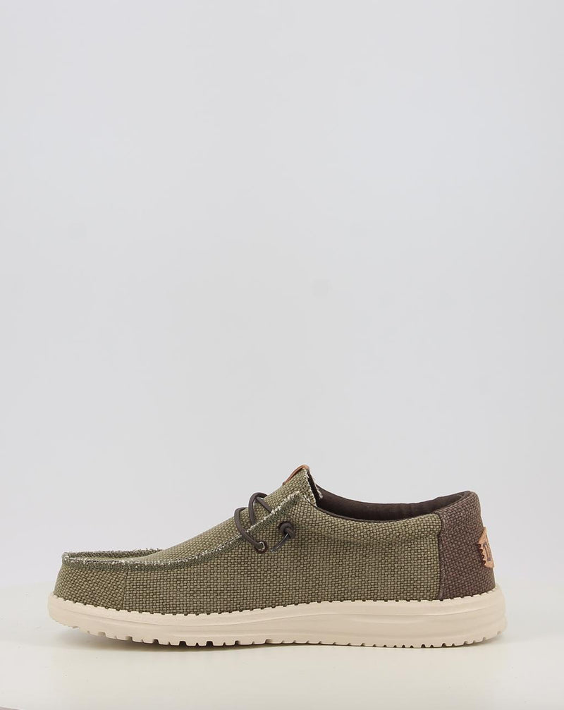 Sapatos náuticos HEY DUDE WALLY BRAIDED verde