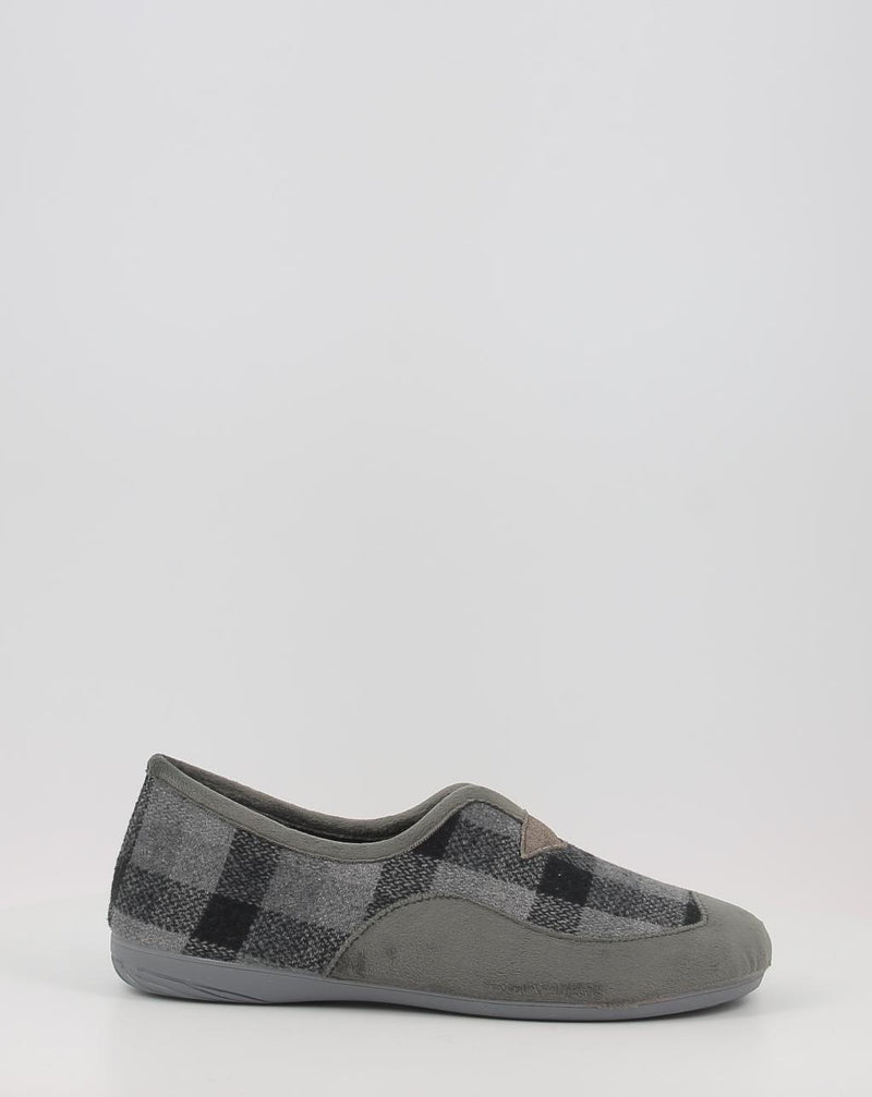 Zapatillas de Casa BIO RELAX 13685 TEIDE 19 gris