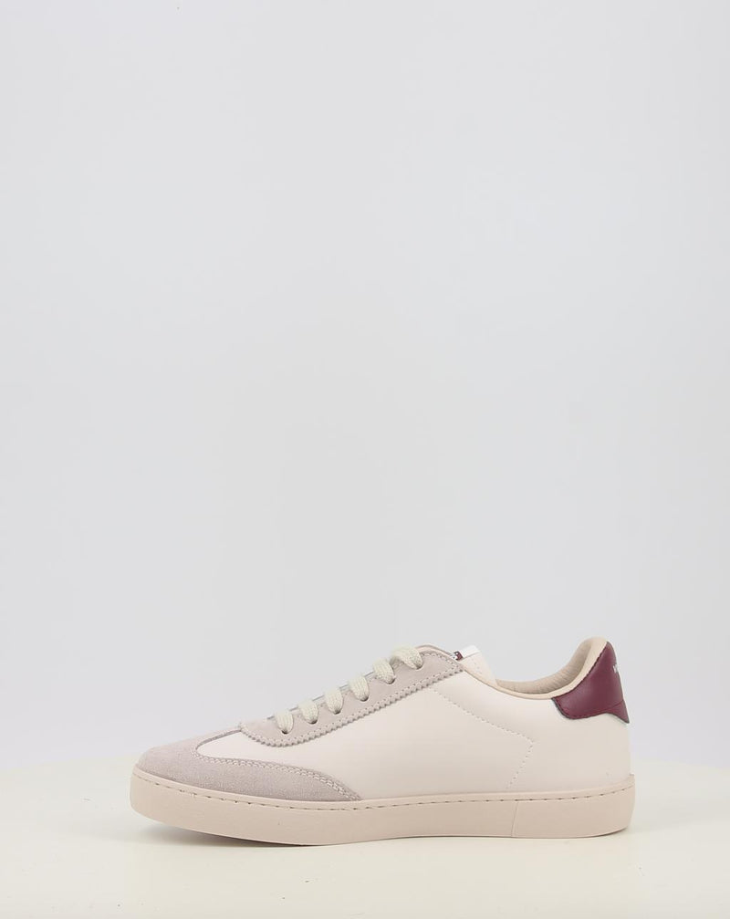 Zapatillas VICTORIA BERLÍN CICLISTA EFECTO PIEL & SERRAJE 1126184-22 crema