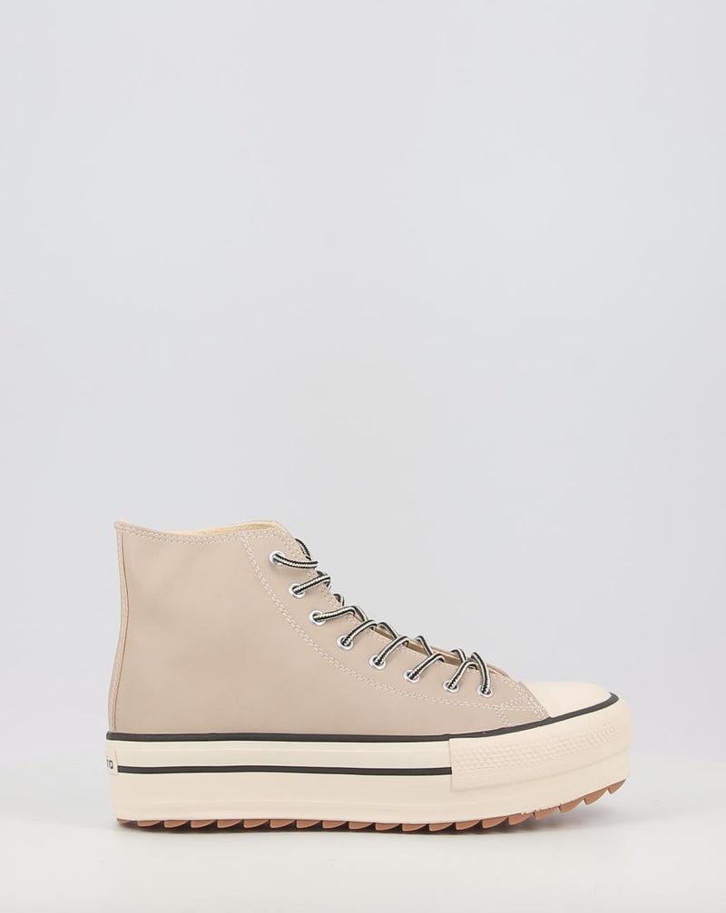 Zapatillas VICTORIA TRIBU DOBLE EFECTO PIEL 1061123 beig