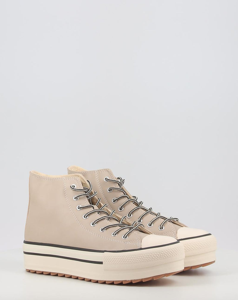 Zapatillas VICTORIA TRIBU DOBLE EFECTO PIEL 1061123 beig