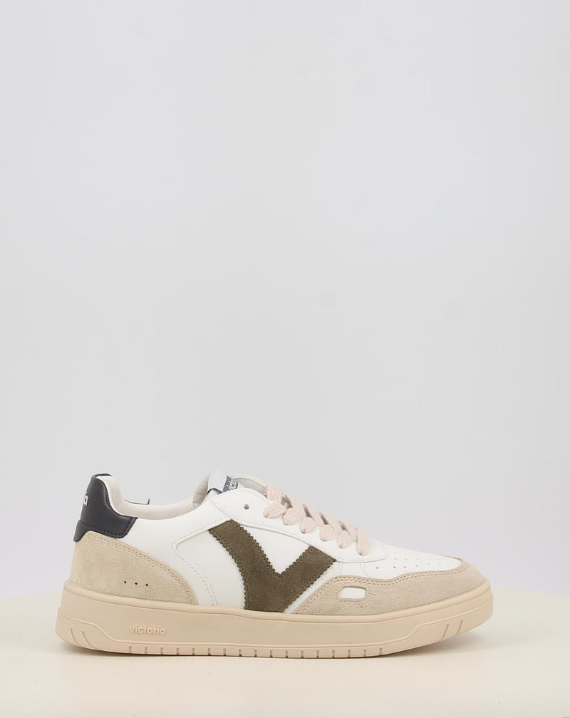 Zapatillas VICTORIA SEUL EFECTO PIEL & SERRAJE 1257101 blanco