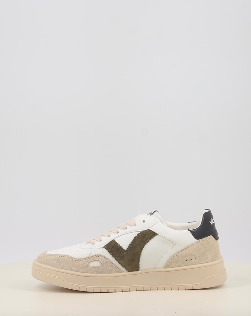 Zapatillas VICTORIA SEUL EFECTO PIEL & SERRAJE 1257101 blanco