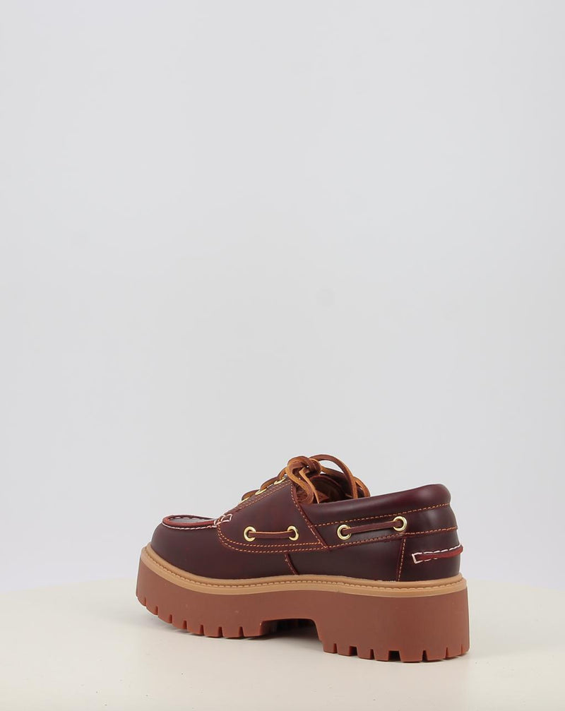 Botines TIMBERLAND STONE STREET BOAT SHOE ROOTBEER marrón