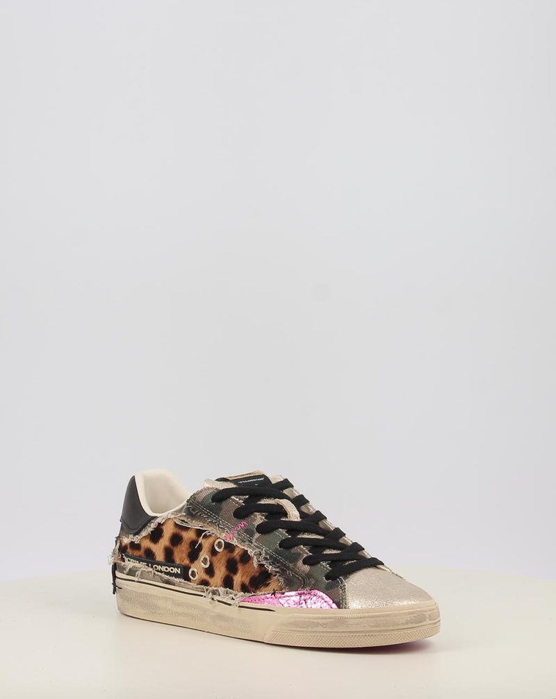 Zapatillas CRIME LONDON DECONSTRUCTED animal print