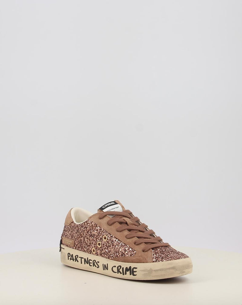 Zapatillas CRIME LONDON DISTRESSED marrón