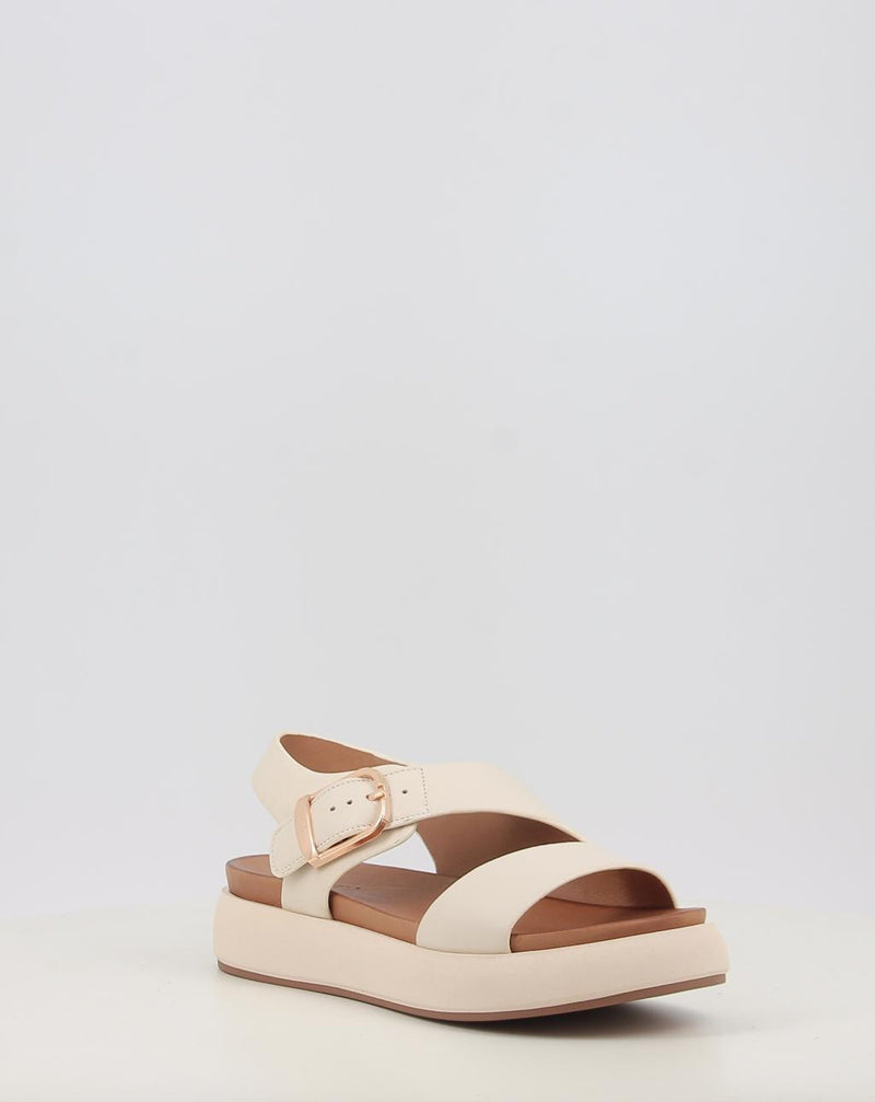Sandálias INUOVO A96064 creme