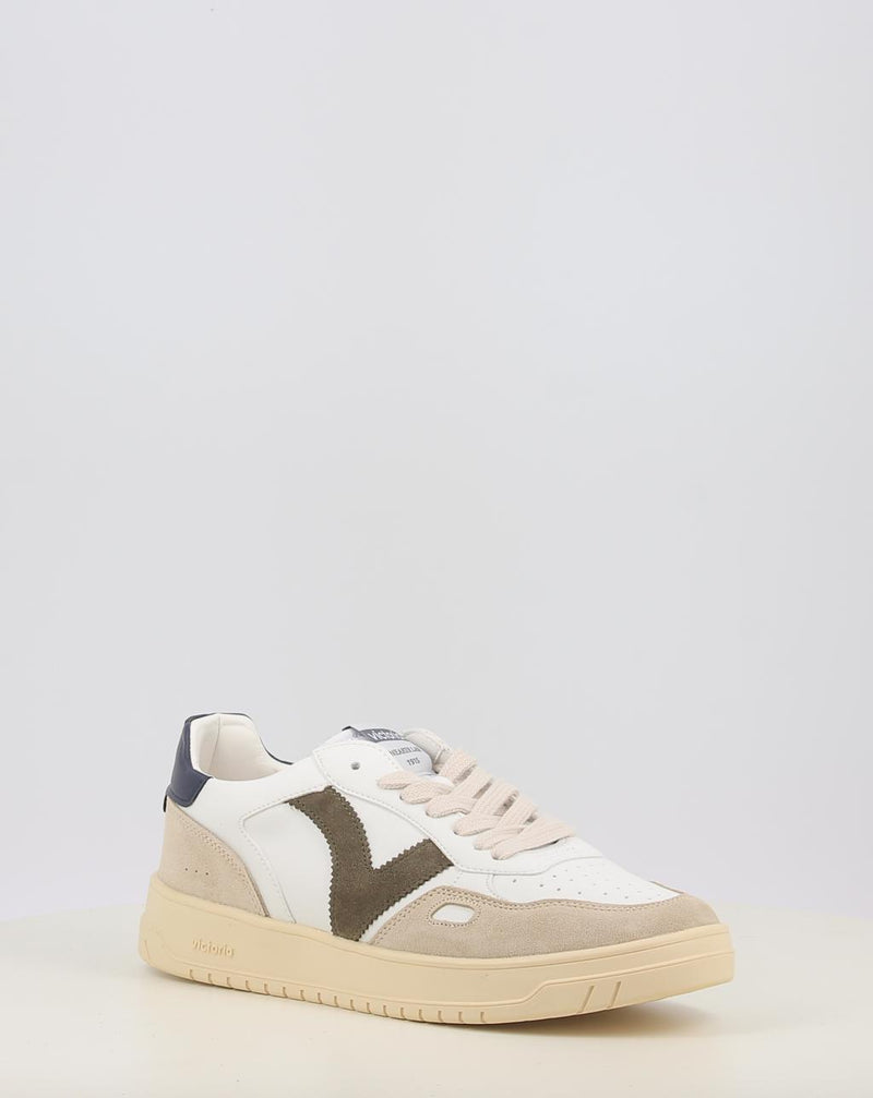 Zapatillas VICTORIA SEUL EFECTO PIEL & SERRAJE 1257101 blanco