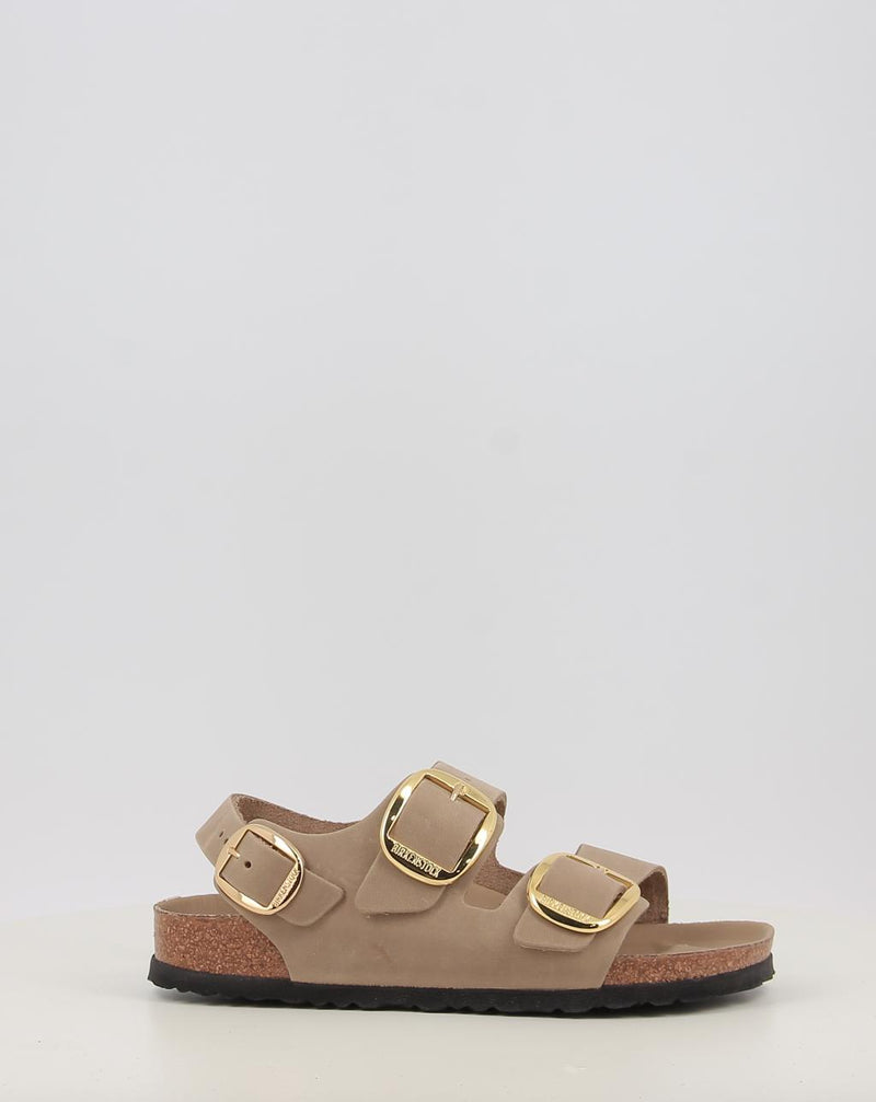 Sandálias BIRKENSTOCK MILANO BIG BUCKLE LEOI HEX castanho