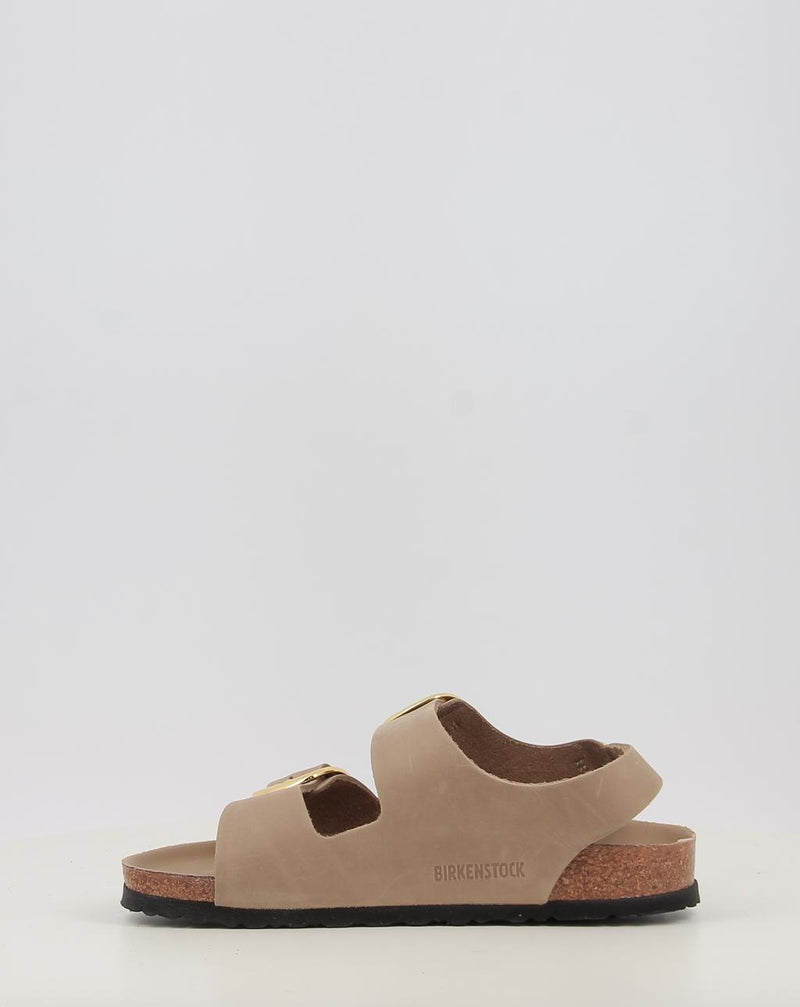 Sandálias BIRKENSTOCK MILANO BIG BUCKLE LEOI HEX castanho