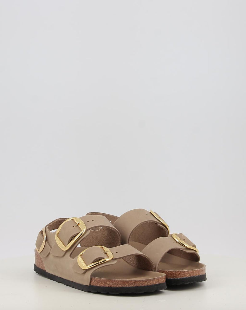 Sandálias BIRKENSTOCK MILANO BIG BUCKLE LEOI HEX castanho