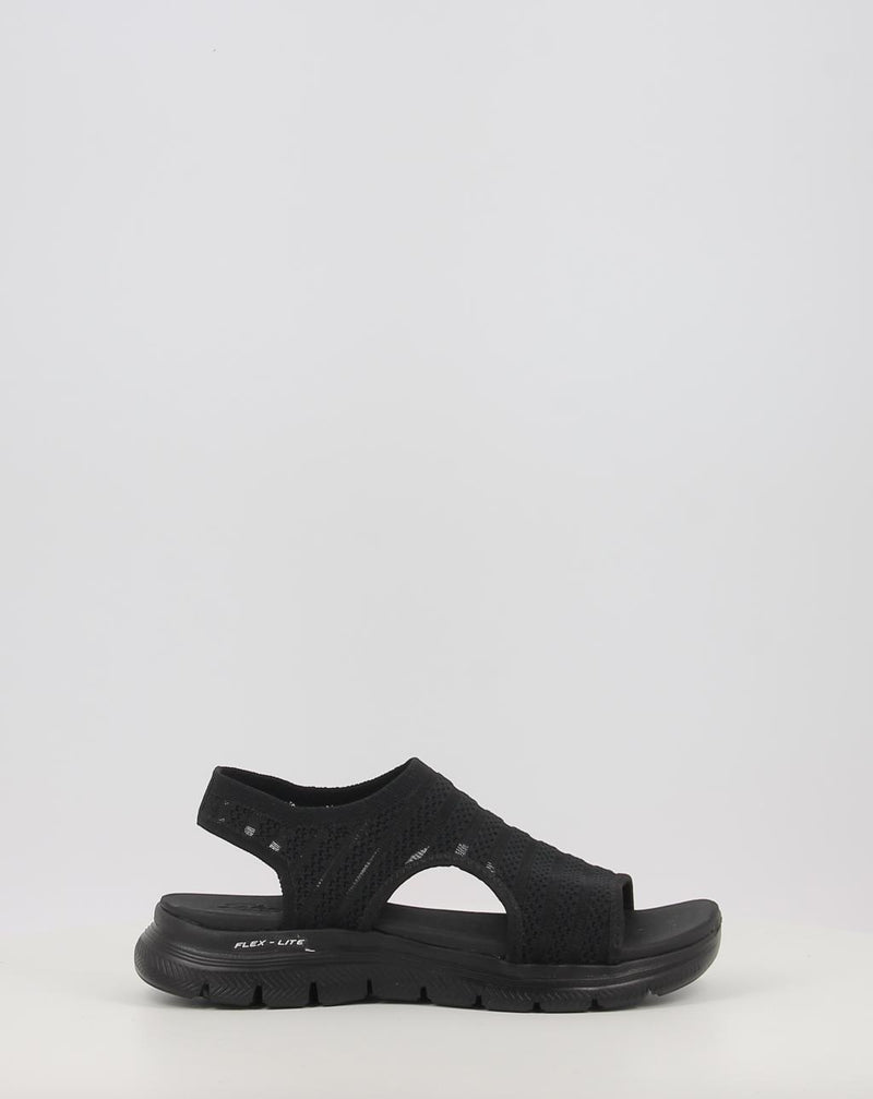 Sandálias SKECHERS FLEX APPEAL 4.0 - BOLDEST 119479 preto