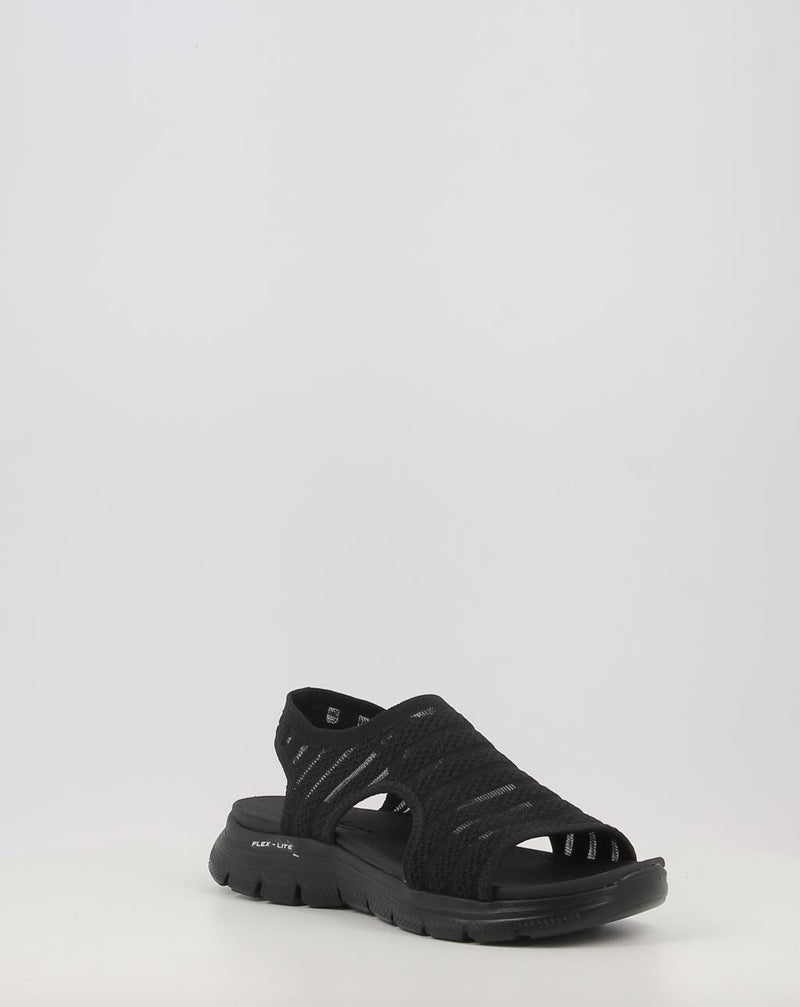 Sandálias SKECHERS FLEX APPEAL 4.0 - BOLDEST 119479 preto