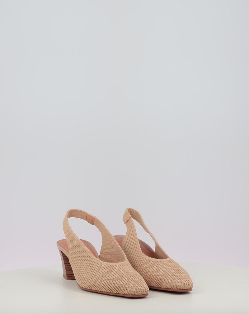 Sapatos MISS ELASTIC NEW PARIS areia