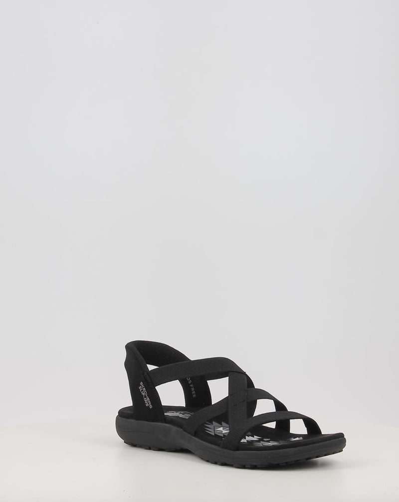 Sandálias SKECHERS SLIP-INS: REGGAE SLIM - STRETCH 163460 preto