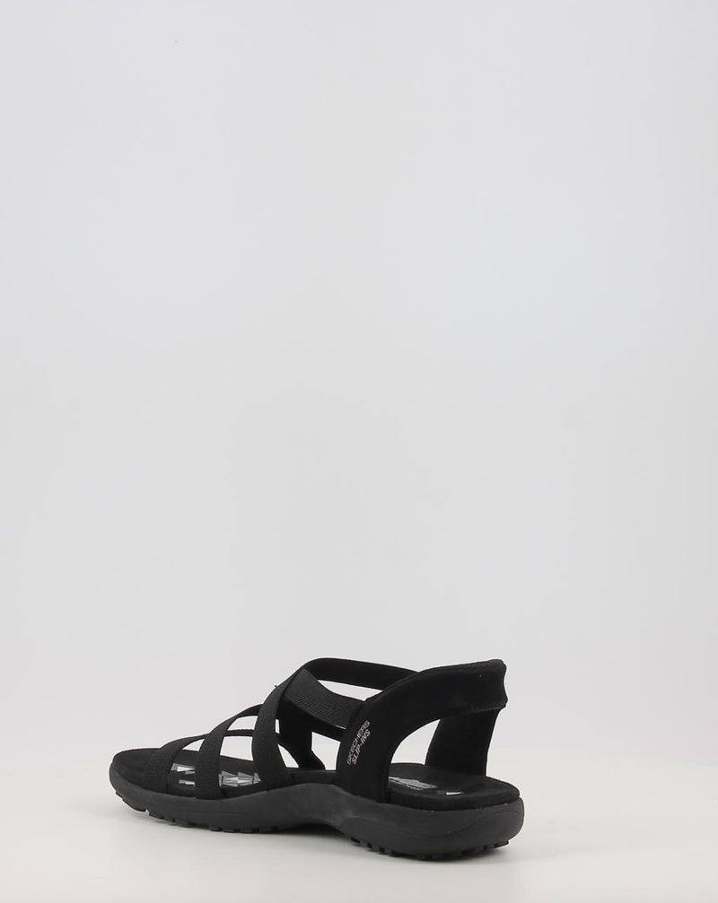 Sandálias SKECHERS SLIP-INS: REGGAE SLIM - STRETCH 163460 preto