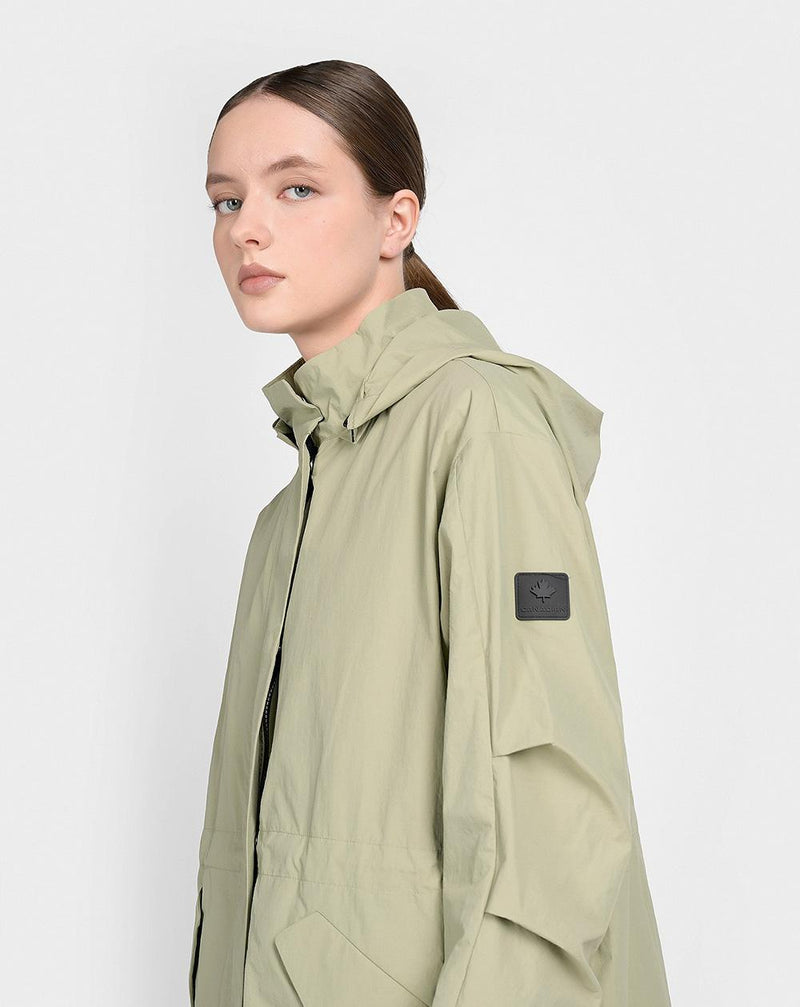 Casacos CANADIAN IRIS W HOODGS226113 verde