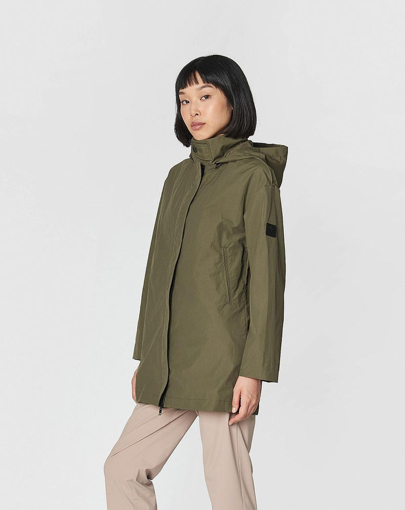Casacos CANADIAN NICOLE W LONG/HOOD GS226109 verde