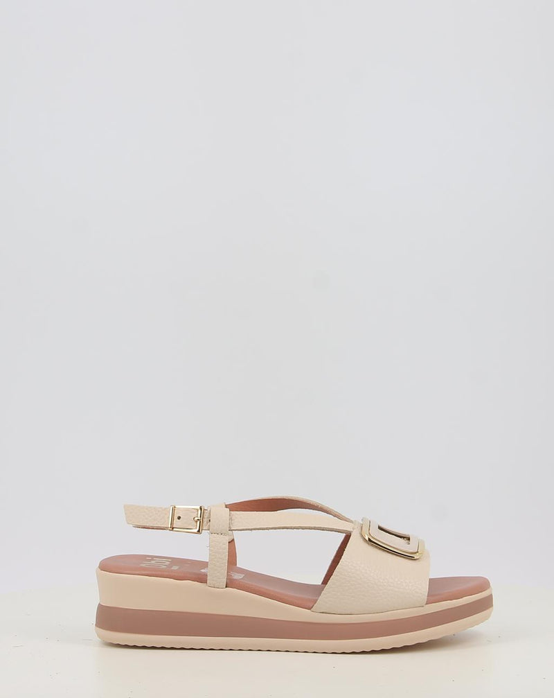 Sandálias OBI SHOES 6045 creme