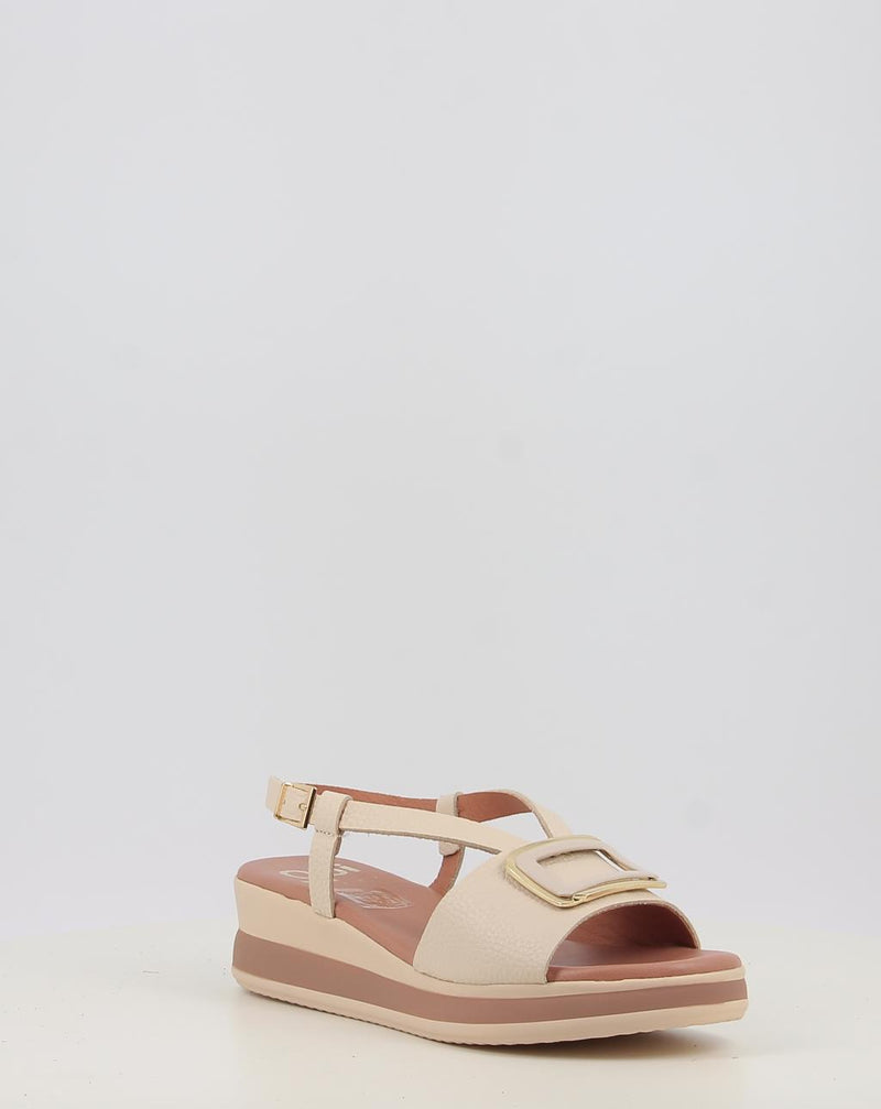 Sandálias OBI SHOES 6045 creme