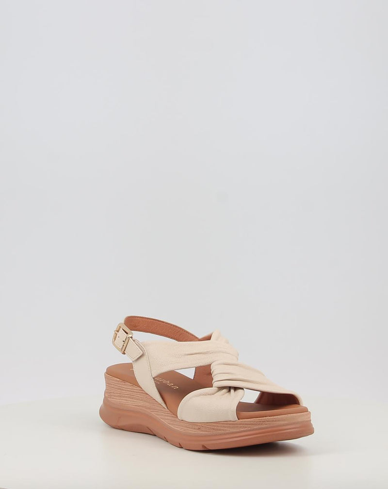 Sandálias PAULA URBAN 24-776 creme