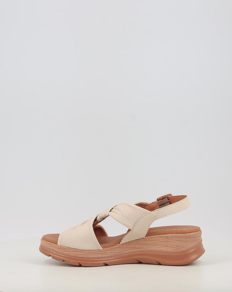 Sandálias PAULA URBAN 24-776 creme