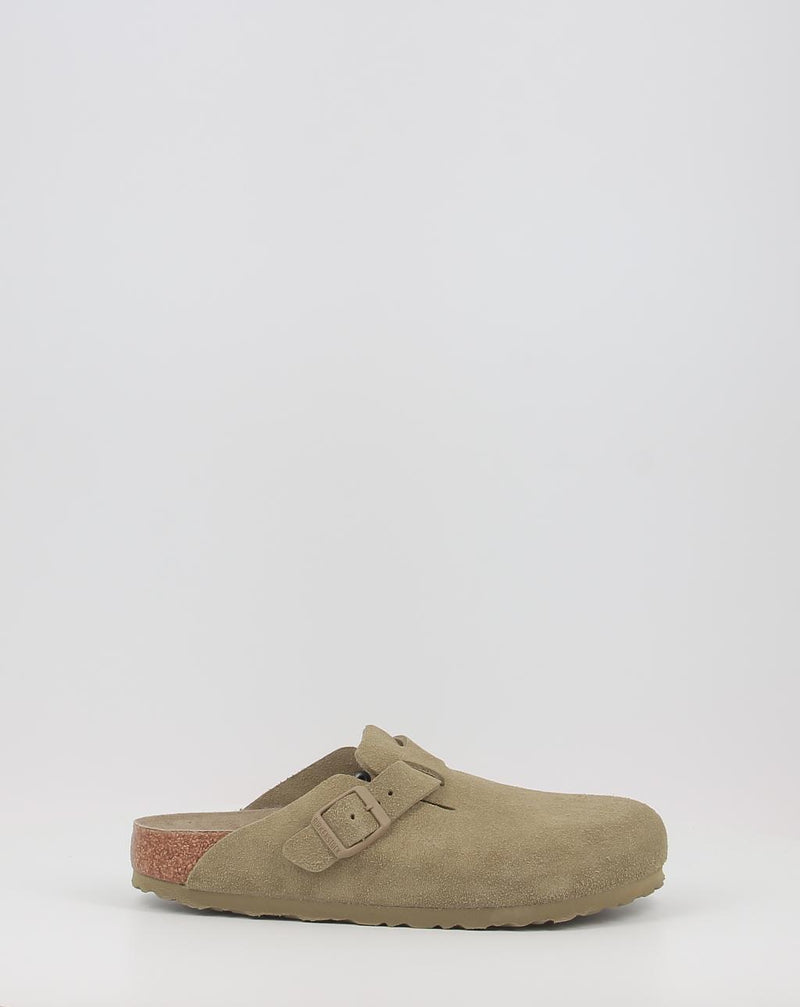 Tamancos BIRKENSTOCK BOSTON LEVE Faded Khaki caqui