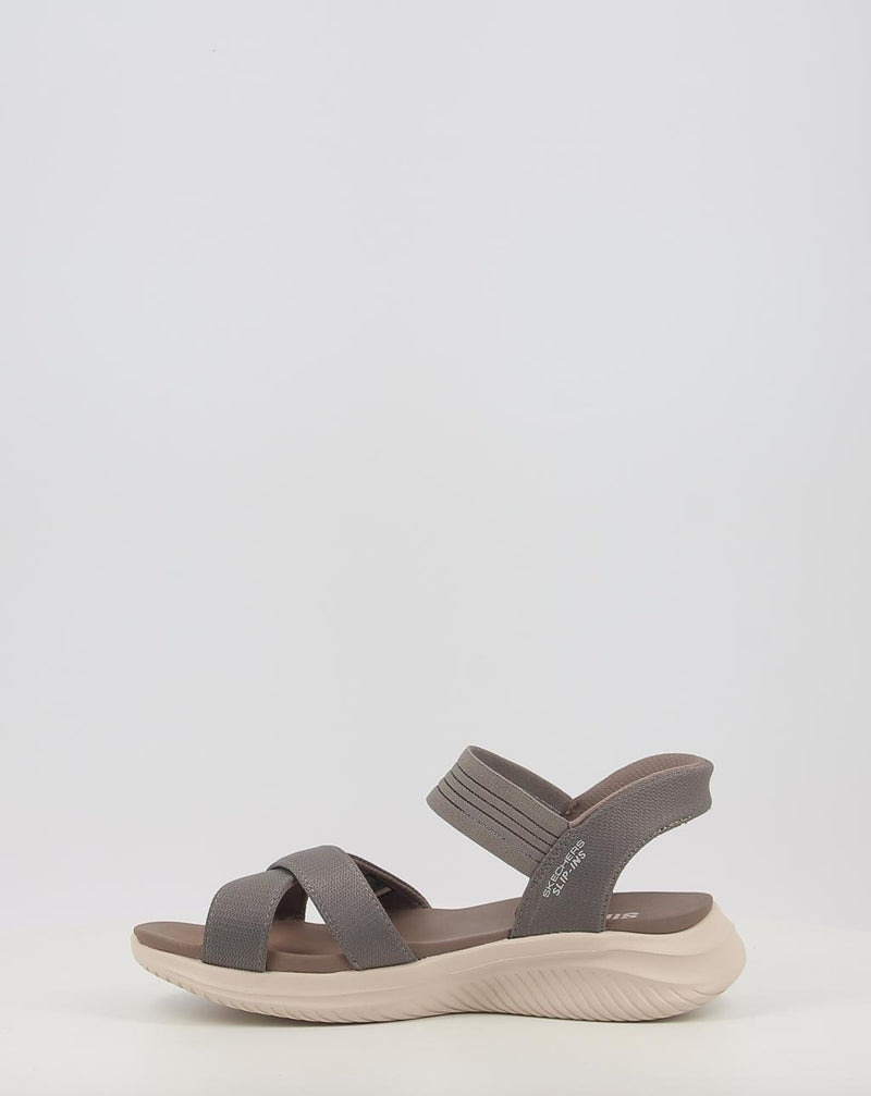 Sandálias SKECHERS SLIP-INS: ULTRA FLEX 3.0 - NEVER 119975 castanho